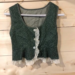 1970s Vintage Crop Top